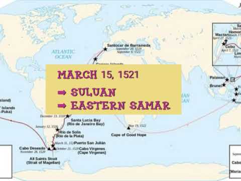 The Magellan Elcano Circumnavigation Route