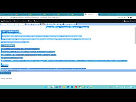 DBA Handover Notes Management