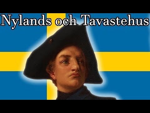 Nylands och Tavastehus "The March of Narva" - Swedish March