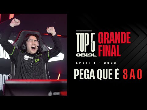 Pega que é 3 a 0! | Top 5 Jogadas: CBLOL - Grande Final