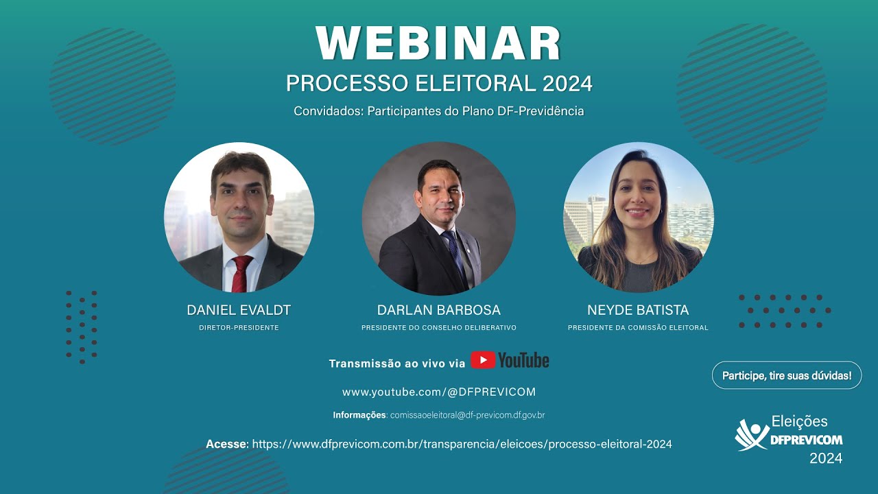 WEBINAR -  PROCESSO ELEITORAL 2024