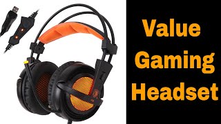 Video thumbnail for Sades A6 7.1 surround Sound USB headset Review.  LED lights and High Sensitivity Microphone by Tech for Techs