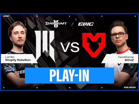 Lambo vs. HeRoMaRinE | StarCraft II at EWC 25 - Day 1 - Play-ins Decider Match