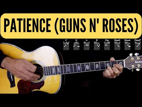 Guns N' Roses - Patience - Easy Guitar - Chords & Lyrics - Chitarra