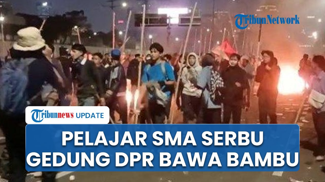 Okdm Ratusan Pelajar SMA/SMK Ikut Demo di Gedung DPR Kawal Putusan MK, Ada ...