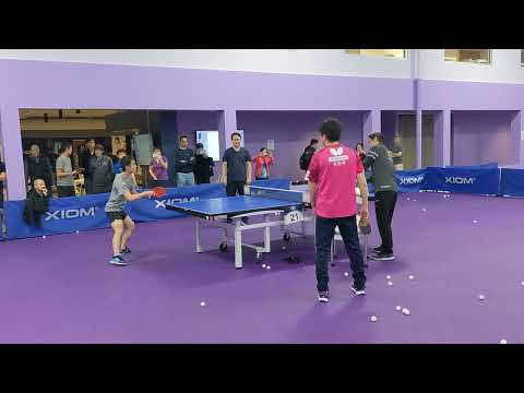 Ryu Seung-min on step-around forehand (11/9/22)