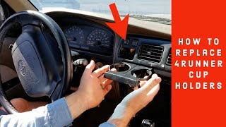 Scotts Garage  How To Replace 4Runner Cup Holders