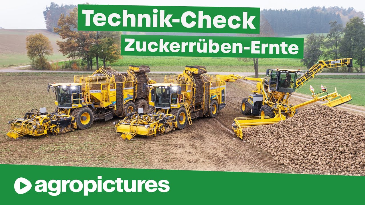 Giganten der Landtechnik bei der Zuckerrüben Ernte | ROPA Tiger, Panther und Maus im Technik Check