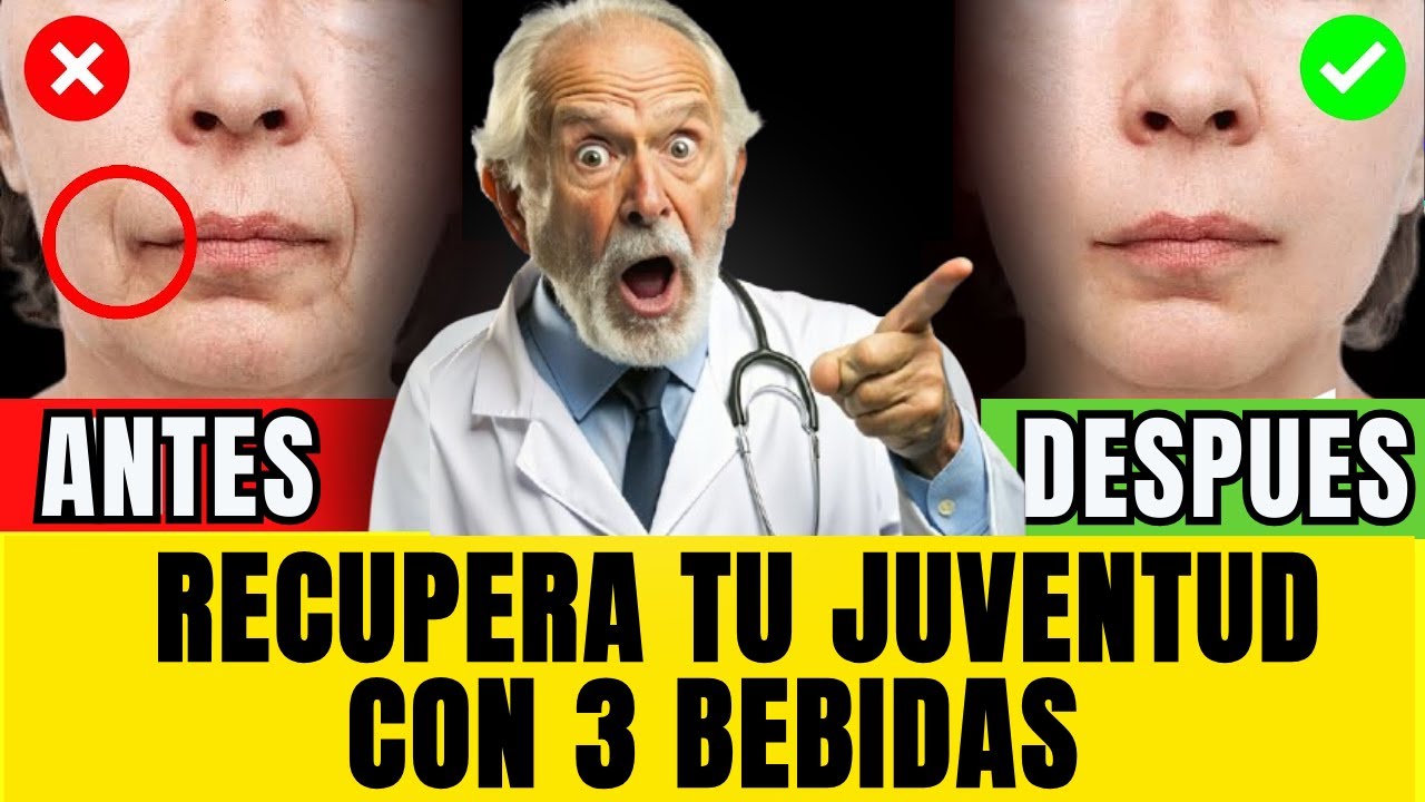 Mi abuela aparenta tener 35 años y tiene 67: Estas 3 BEBIDAS que dan COLAGENO Son Su Secreto