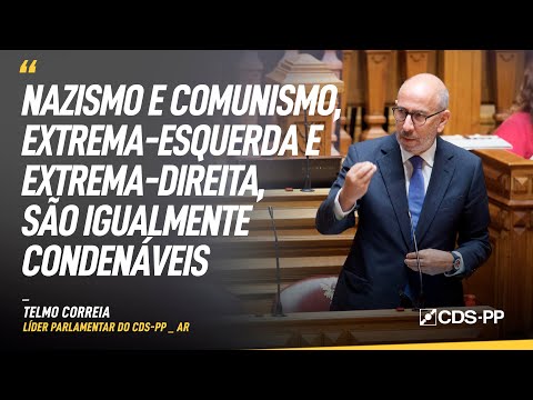 Nazismo e comunismo, extrema-esquerda e extrema-direita, são igualmente condenáveis