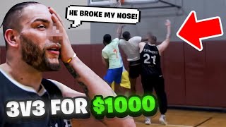 He Broke My Nose In 3v3 For $1000!