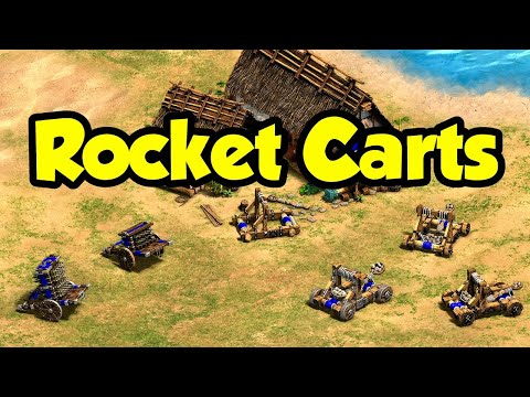 Rocket Cart vs Mangonel/Onager comparison (New AoE2 unit!)