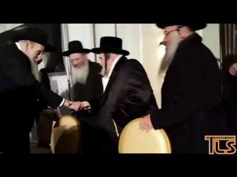 Viznitzer Rebbe and other Gedolim arrive at Chinuch Atzmai event in Lakewood