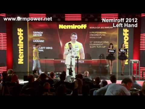 Nemiroff 2012 - Final Left hand Men 95kg