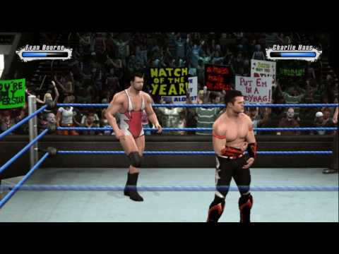Smackdown vs raw 2009 DLC Evan Bourne Vs charlie Hass
