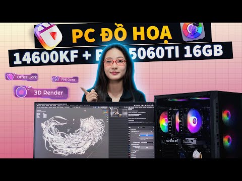 CHỈ HƠN 27 TRIỆU CHO CHIẾC PC 5060 TI 16GB + I5 14600KF!!! | PC đồ hoạ - render mượt mà mọi tác vụ