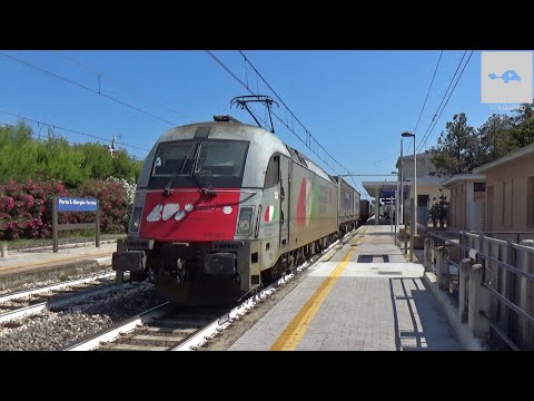 IL TRAFFICO MERCI DIURNO & NOTTURNO DELLA LINEA ADRIATICA:E189 CANARINA,E652 PROTOTIPO E TANTO ALTRO