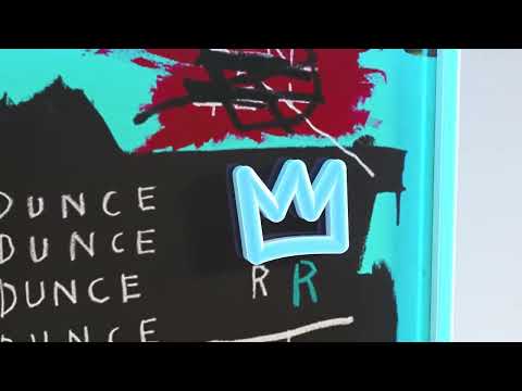 Yellowpop Jean-Michel Basquiat Equals Pi Neon Sign