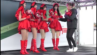 【最終戦エンディング①? D`STATIONフレッシュエンジェルズ 林紗久羅さん /水瀬琴音さん /  菅田れもんさん /悠さん　SUPERGT  鈴鹿　2024.12.08