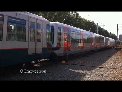 RET Metro Combi Type S (5401 na Midlife revisie) aankomst bij De Tochten! (Sneltram Rotterdam!)