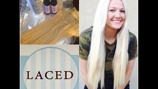 Toning BrassyHair to Ashy Cool Tone Blonde | Laced Hair Extensions| Tutorial