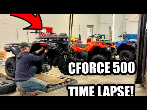 Cfmoto Cforce 500 Time Lapse Assembly Process