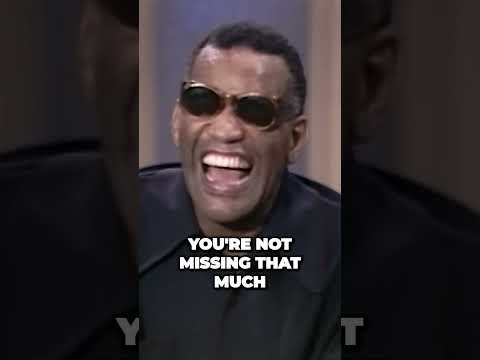 Ray Charles on Losing His Sight #shorts #raycharles #interview #musicshorts