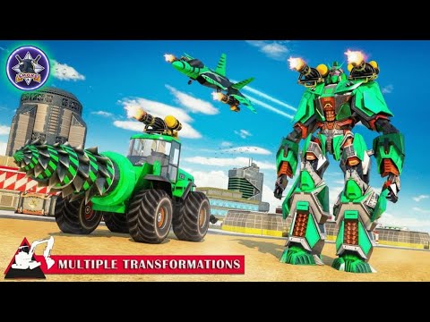 With Super Powers Mechanical Excavator Robot Game