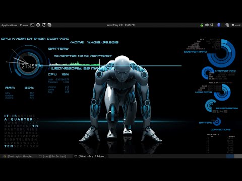 Kali Linux 2.0 Tutorials : How to install and configure Conky