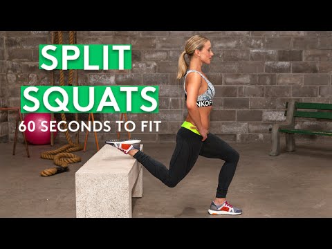 How To Split Squat In 60 Seconds | 60 Seconds To Fit | Brawlers