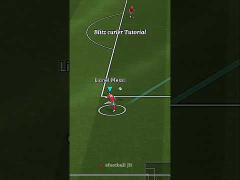 Blitz curler Tutorial | work all players | efootball mobile #efootball #efootball2025 #efootball2024