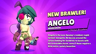 Early access to Angelo in Brawl Stars!(●'v'●)