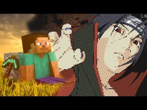 [Minecraft] Naruto - Akatsuki Pixel Art