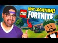 MY 1st Day on Lego Fortnite : Best STARTING Location EVER!!!