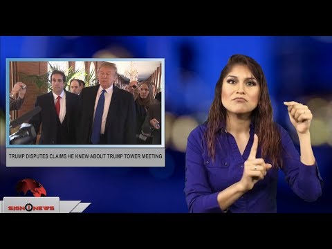 Trump disputes claims he knew about Trump Tower meeting (ASL - 7.27.18)