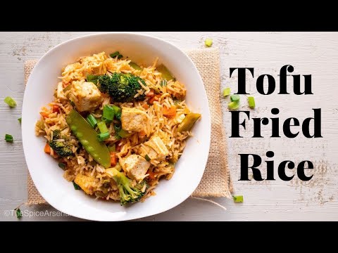 Tofu and Vegetables Fried Rice