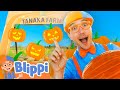 Blippi S Silly Pumpkin Patch Challenge Can He Find The Jack O Lantern