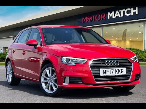 Used 2017 Audi A3 2.0 TDI Sport Sportback S Tronic at Chester | Motor Match Used Cars for Sale