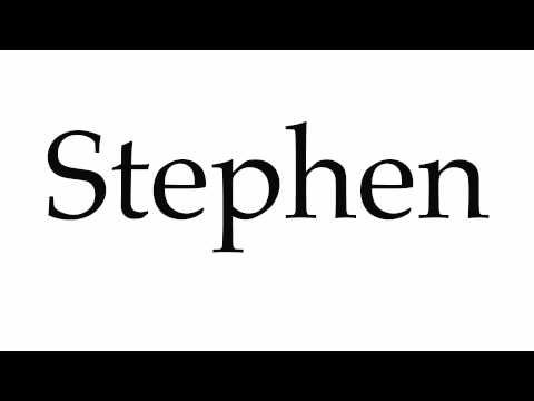 How to Pronounce Stephen