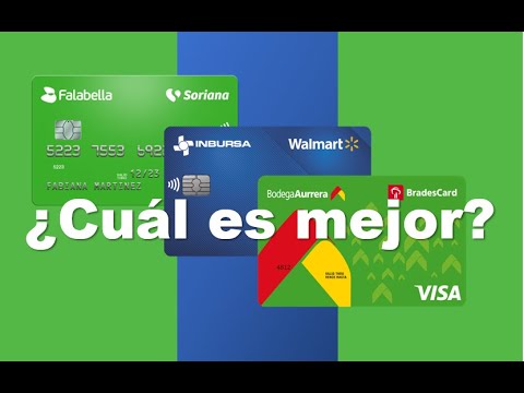 Que tarjeta de crédito es mejor: Falabella Soriana vs Walmart Inbursa vs Bodega Aurrera Bradescard