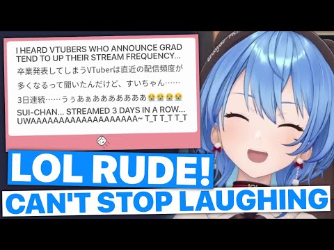 Suisei Can't Stop Laughing At This Marshmallow (Hoshimachi Suisei / Hololive) [Eng Subs]