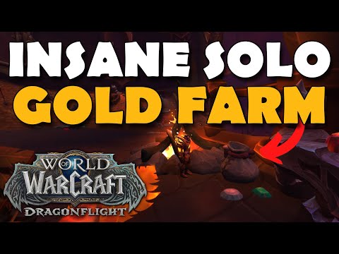 INSANE SOLO or GROUP GOLD FARM Dragonflight