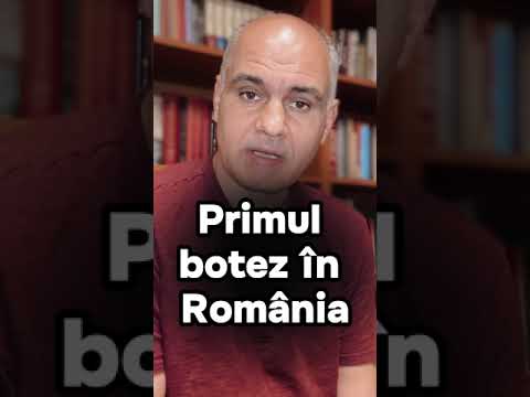 În ce an a avut loc primul botez în România?