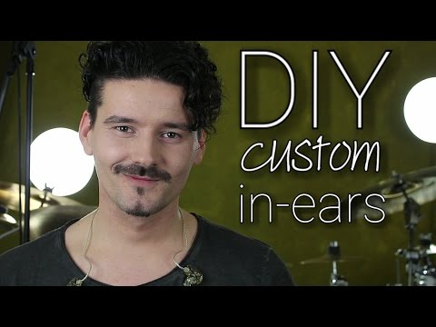 DIY custom in ear monitors - how to build custom in ears - uv resin - english subtitles
