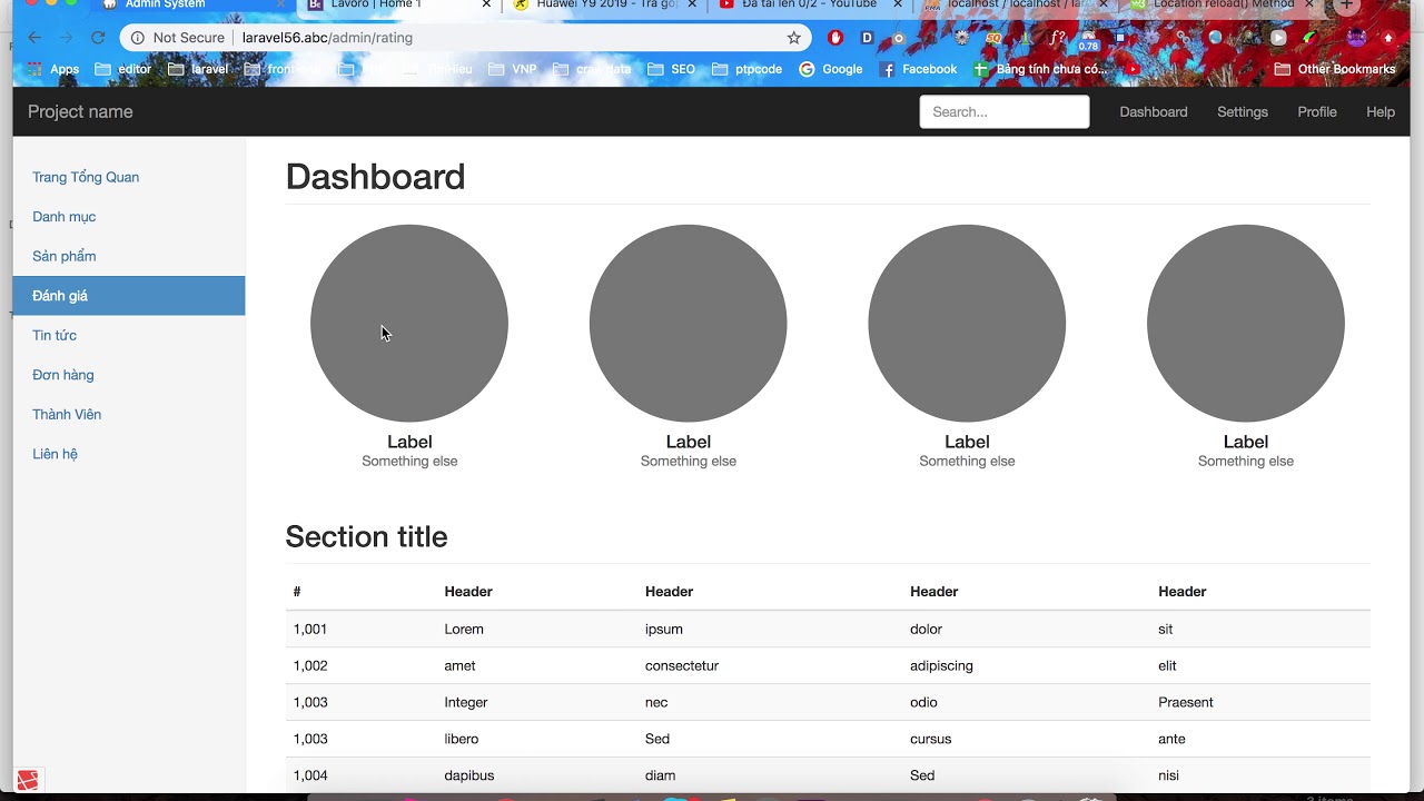Bài 39.5 Hiển thị danh sách đánh giá - Website bán hàng Laravel