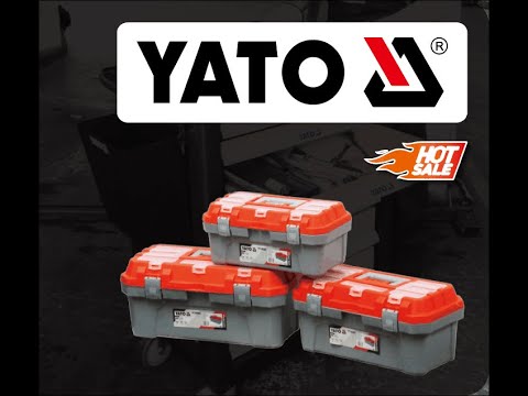 Ящик для инструментов YATO с органайзером, 2 секции, 2 колеса, 495x350x710 мм Ящик для инструментов YATO с органайзером, 2 секции, 2 колеса, 495x350x710 мм