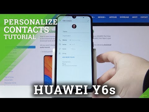 How to Add Photo to Contact in HUAWEI Y6s – Personalize Contact