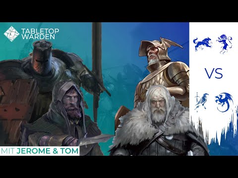 ASOIAF TMG Battle Report 21 - Lannister & Starks vs Targaryen & Nightswatch [Deutsch]