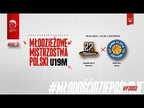 TAURON UKS 27 Katowice - AMW Flota Gdynia (1/2 MMP U19M)