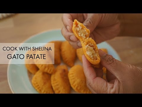 Gato Patate - Mauritian Sweet Potato Cakes. Diwali sweet Vegan